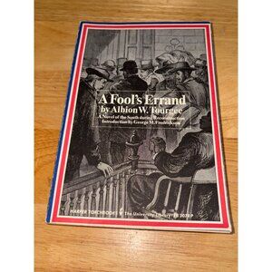 A Fools Errand By Albion W. Tourgée Paperback Harper Torchbooks Historical
